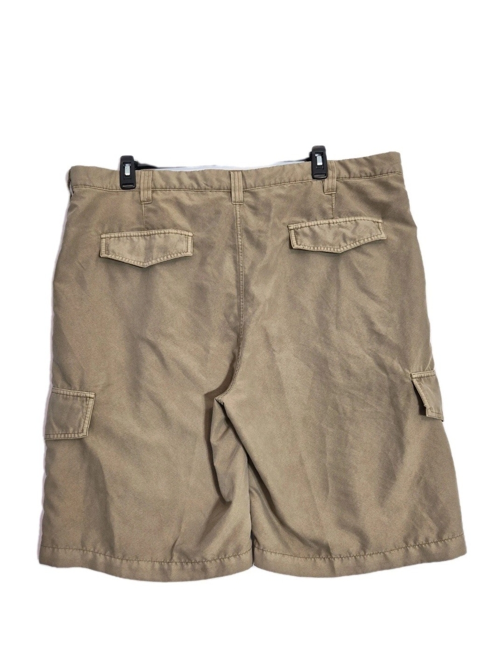 Roundtree & Yorke Men's Shorts Size 44 Tall Man Straight Fit Cargo Khaki 69 - Picture 2 of 13